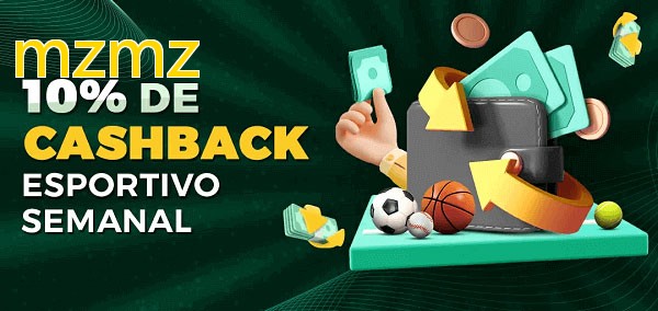 10% de bônus de cashback na mzmz